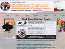 Tablet Screenshot of blackdome.com